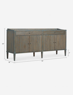 Pacific Sideboard by Heidi Caillier : Antiqued Blue