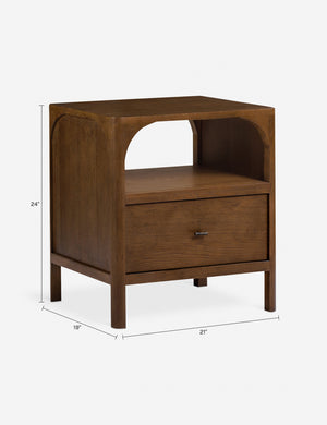 Ralston Nightstand : Walnut Oak