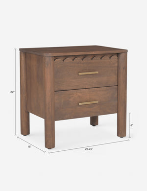 Samantha Nightstand : Brown