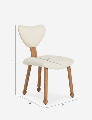 Fontaine Dining Chair by Aimee Song : Ivory Linen