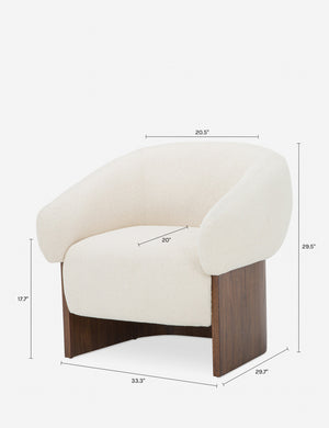 Nasreen Accent Chair : Beige