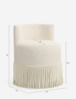 Olivares Accent Chair : Talc Linen