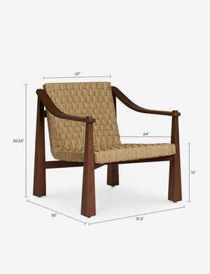 Rashad Accent Chair : Brown