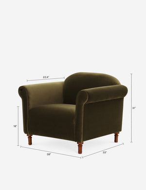 Rosati Accent Chair : Brown