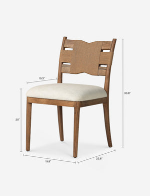 Tova Dining Chair by Amber Lewis x Four Hands : Light Oak