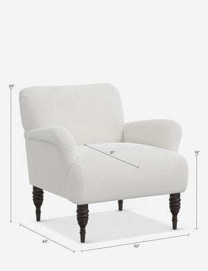Vyolet Accent Chair : Natural Stripe
