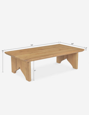 Hallie Coffee Table : Brown