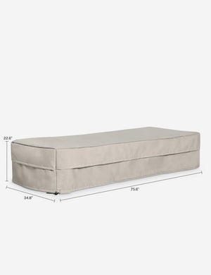 Lanata Chaise Outdoor Furniture Cover : Tan