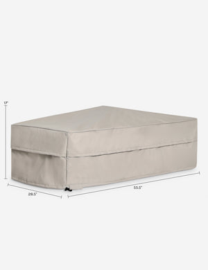 Lanata Coffee Table Outdoor Furniture Cover : Tan
