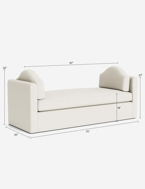 Bernadette Daybed by Sarah Sherman Samuel : Apricot Mini Corduroy
