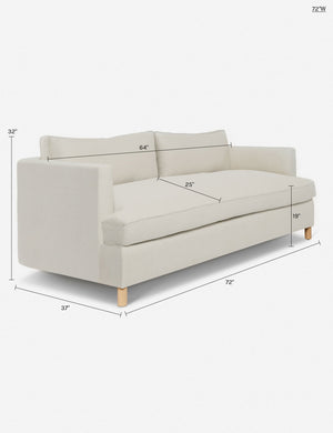 Belmont Sofa by Ginny Macdonald : Denim Vintage Velvet / 72