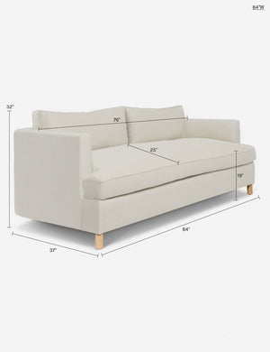 Belmont Sofa by Ginny Macdonald : Denim Vintage Velvet / 72