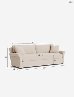 Everdeen Sofa : Army Performance Basketweave / 84