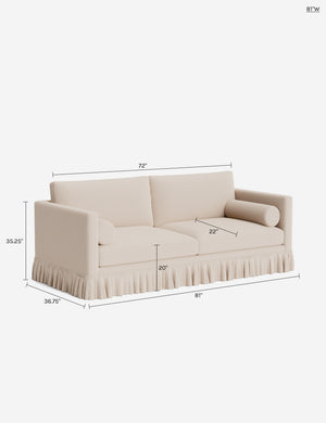 Marella Sofa by Heidi Caillier : Haris Tidal Linen by Heidi Caillier / 71