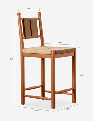 Loa Counter Stool : Nutmeg