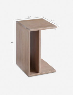 Ahn Side Table : Walnut