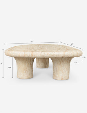 Artesia Indoor / Outdoor Coffee Table : Natural