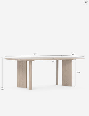 Crest Dining Table by Sun at Six : Sienna / 78