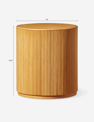 Elvia Side Table : Natural
