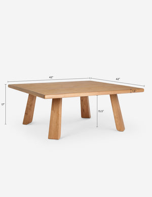 Open Box: Greenwich Coffee Table, Natural by Heidi Caillier : Default Title