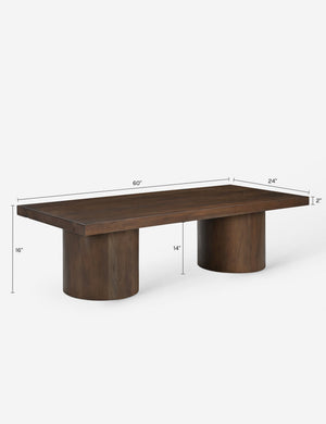Herrero Coffee Table : Brown