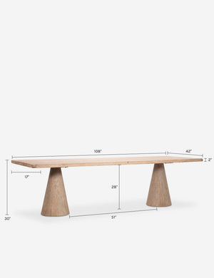 Horton Dining Table : Natural