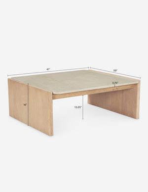 Lindahl Square Coffee Table : Natural