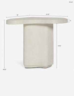Maro Indoor / Outdoor Nesting Coffee Table : Ivory / Large