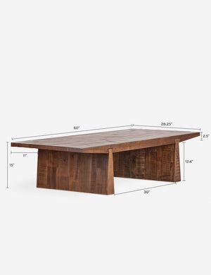 Mclain Coffee Table : Walnut