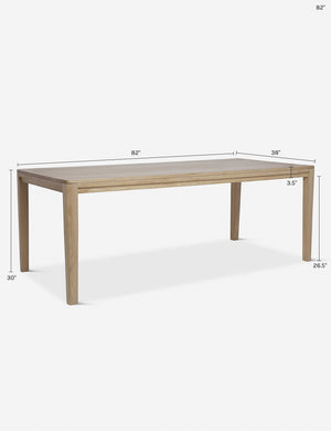 Reese Dining Table : Black / 82