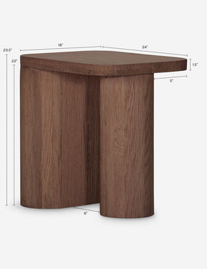 Willem Side Table : Brown