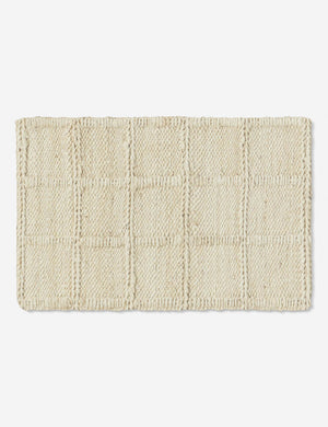 Harper Jute Rug Swatch  by Jake Arnold, Ivory