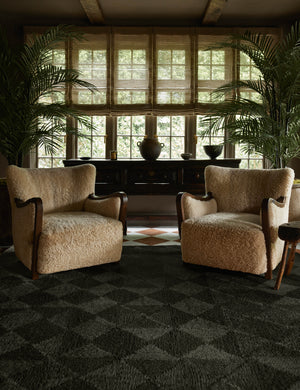 Havenhurst Handmade Jute Rug Swatch by Jake Arnold, Moss