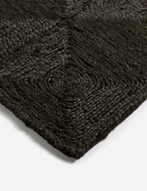 Havenhurst Handmade Jute Rug Swatch by Jake Arnold, Washed Black