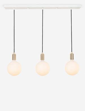 Triple Linear Pendant Light with Sphere IV by Tala