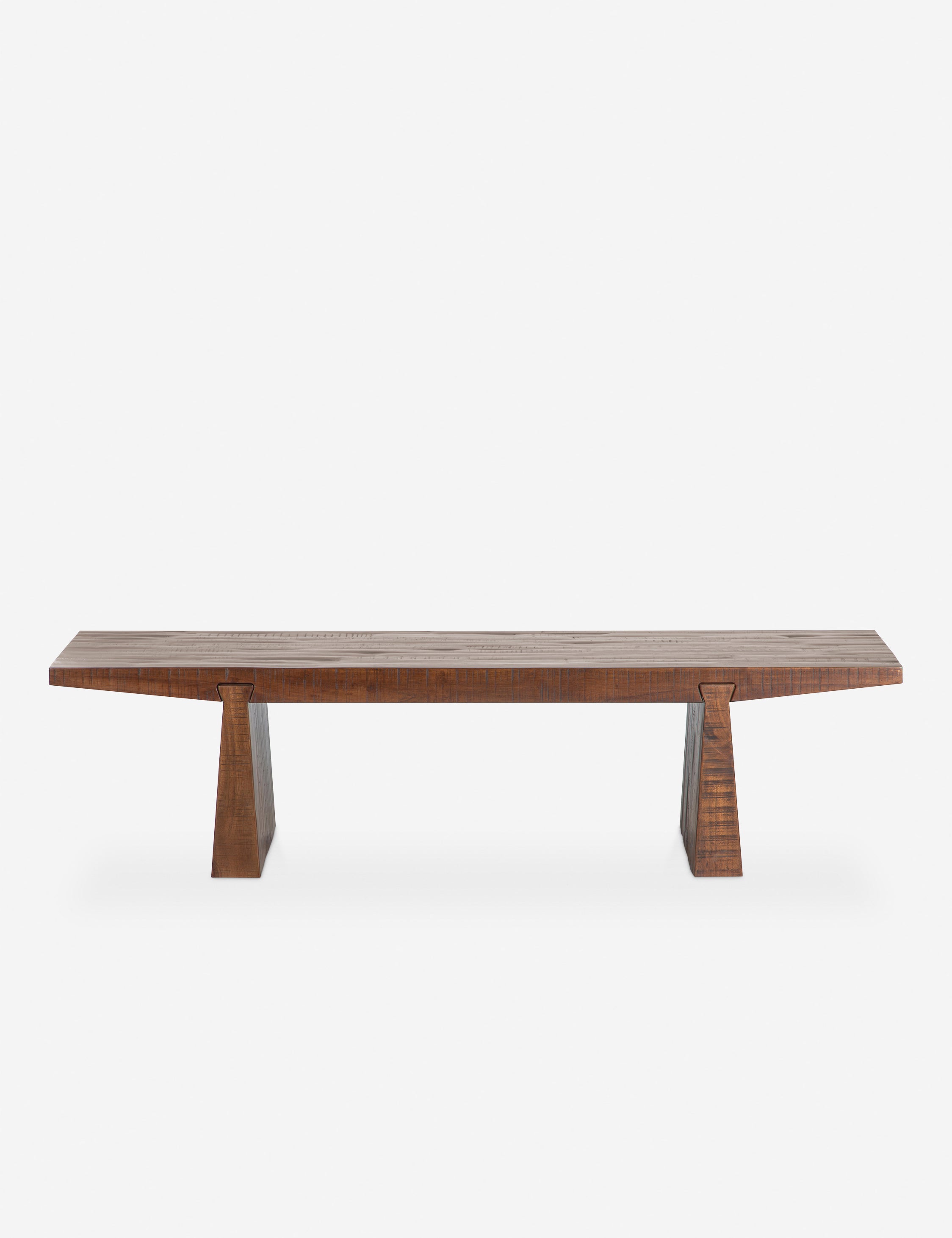 #color::walnut | Mclain sculptural reclaimed wood coffee table