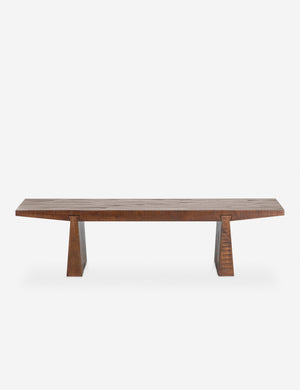 Mclain sculptural reclaimed wood coffee table