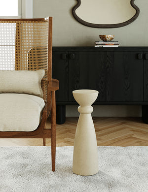 Albin Indoor / Outdoor Side Table : Cream