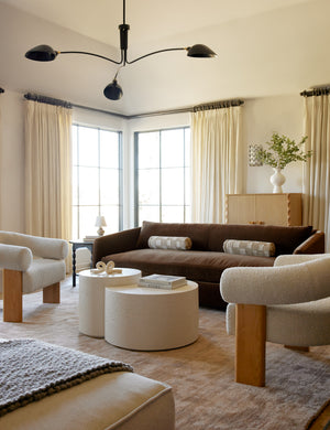 Cleary Sofa : Cognac Velvet / 96