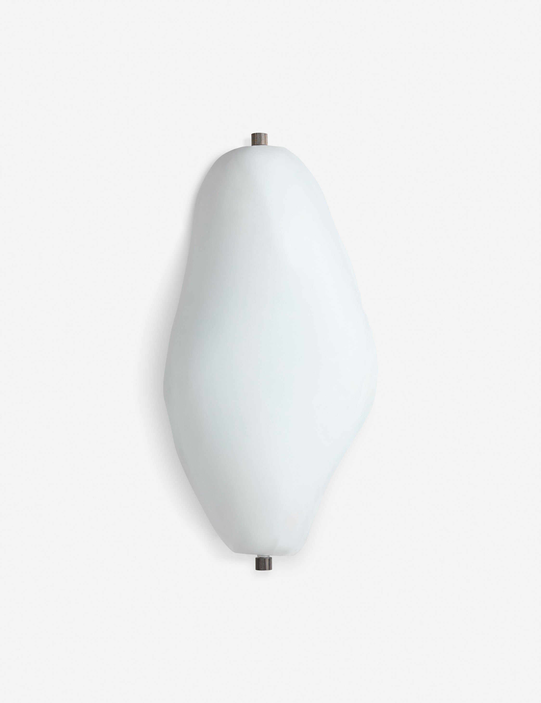 #color::white | Plush Puff sculptural wall sconce light