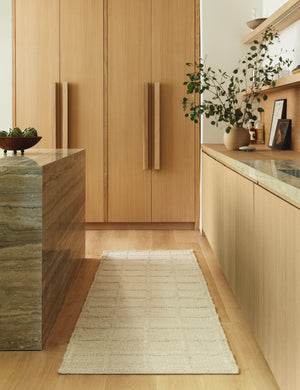 Harper Jute Rug Swatch  by Jake Arnold, Ivory