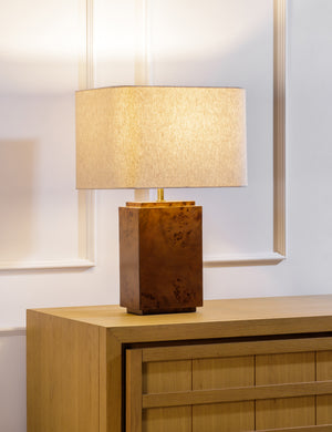 Hamelin Table Lamp : Light Burl