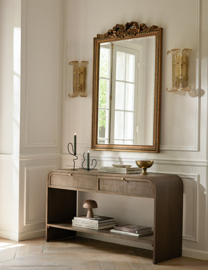 Open Box: Suzette Console Table, Smoked Oak