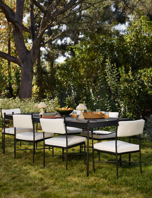 Leni Outdoor Dining Chair : Oat Sunbrella Play