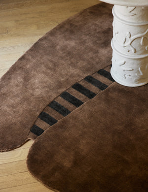 Yoyo Hand-Loomed Rug Swatch by Sarah Sherman Samuel
