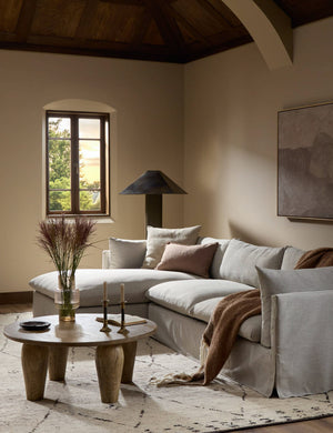 Arlen Sectional Sofa : Natural / 112
