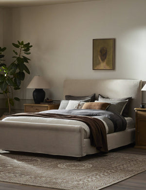 Dalia Slipcover Bed by Amber Lewis x Four Hands : Dune / Queen