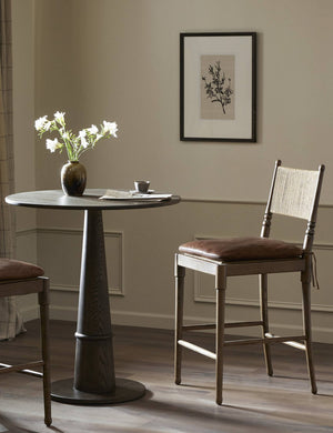 Fayth Bar and Counter Stool by Amber Lewis x Four Hands : Antique Walnut and Mahogany / Bar