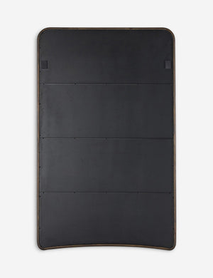 Back of the Picart arched base slim frame floor mirror