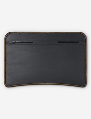 Back of the Picart arched base slim frame mantel mirror